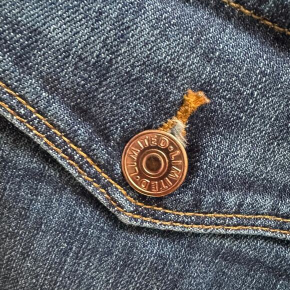 The Limited Jeans Womens 8 Bootcut Stretch Denim Flap Pockets Y2K boot cut - Picture 11 of 13